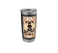 Devil Card - Tarot Inspired Art Stainless Steel Insulated Tumbler
