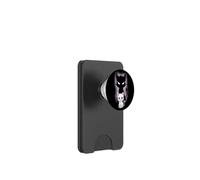 Devil Cat Cute Kitten Shadow Halloween PopSockets PopWallet for MagSafe