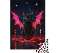 Devil Cat Tarot, 1000 Piece Paper Jigsaw, 52x38cm/1000pcs