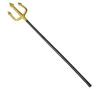 Devil Costume Kids, Devil Fork 48.4 Inch Devil Trident for Halloween Costume Accessories Detachable 3 Sections Pole Trident Spear Devil Pitchfork Devil Costume