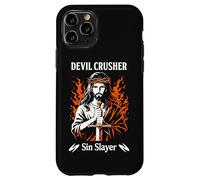 Devil Crusher Sin Slayer Jesus Spiritual Warfare Christian Case for iPhone 11 Pro