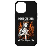 Devil Crusher Sin Slayer Jesus Spiritual Warfare Christian Case for iPhone 12 Pro Max