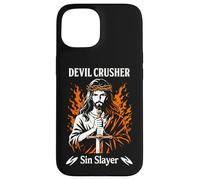 Devil Crusher Sin Slayer Jesus Spiritual Warfare Christian Case for iPhone 15