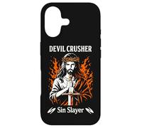 Devil Crusher Sin Slayer Jesus Spiritual Warfare Christian Case for iPhone 17