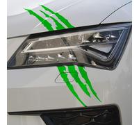 Devil Cut Sticker Claws Tiger Car Truck Decor Sticker K053 (K053 Neon Green)