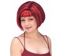 Devil Diva Red Adult Costume Wig