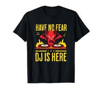 Devil DJ Devilish Halloween Have No Fear The DJ is Here T-Shirt