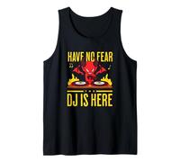 Devil DJ Devilish Halloween Have No Fear The DJ is Here Tank Top