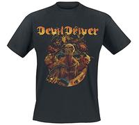 Devil Driver Keep Away from Me Men T-Shirt Black XXL, 100% Cotton, Regular