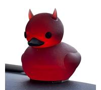 Devil Duck Dashboard Decoration | Gothic Duck Desktop Decor | 3D Printed Devil Car Dashboard Decorations, Gothic Statues, Car Decoration Accessories