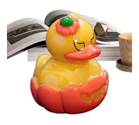 Devil Duck | Unique Small Resin Duck for Garden,Garden Crafts Ornament, Miniature Landscape Desktop Decoration for Cabinet, Bookshelf