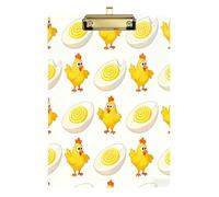 Devil Egg Merry Chicken Hen White Acrylic clipboard Transparent for Personalized clipboards for Teachers Tabla para escribir Size 9 x 12