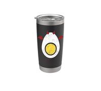 Devil Egg Yolk Food Lover Funny Halloween Party Spooky Humor Stainless Steel Insulated Tumbler