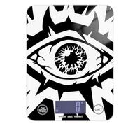 Devil Eye Black White bakers food scale for diet 11lb/0.18oz, 5kg/5g scale for kitchen with 4 unit for Baking Keto Dieting (Batteries not Included)