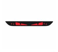 Devil Eye High-Mounted Brake Light Sticker, Black Carbon Fiber Pattern PVC Decal for Car Rear Stop Light, Decorative Taillight Vinyl Overlay, Fit for Most Vehicles(electricity)
