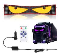 Devil Eye Lights Are Suitable for Trucks/Cars, 16.6CMx70CM 2PCS Programmable LED Eye Lights, DIY Dynamic Devil Eye LED Light Flexible Screen, With App & Remote Control, Suitable For Shops/Parties/Bars