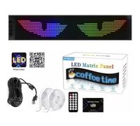 Devil Eyes Car and Truck LED Lights, Large Flexible LED Programmable Display, Dynamic Smart LED Coloured Eyes, Soft Screen, for Home Design, 192 x 898 mm