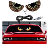 Devil Eyes Light For Cars,2024 Dynamic Devil Eye Car Headlights,Led Lights for Car,Car Accessories for Men,DIY Car Decor,Led strobe light,for Car Trucks Windows Windshield.
