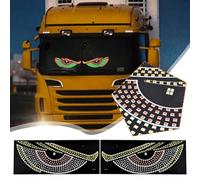 Devil Eyes Light for Cars, 2PCS LED Eyes for Car, Car LED Display, 2025 New Colorful Eye Lamp Soft Screen for Car Trucks Store Window