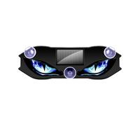 Devil Eyes Light For Windshield, 5.31×1.69×0.55In Waterproof Solar Wireless Dynamic Sticker, Sensing Control Led Car Sign,for RV Carros Camper Home Vehicles Holiday Birthday Party Front Rear SUV