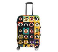Devil Eyes Luggage Cover Travel Suitcase Protector Anti-Scratch Suitcase Cover S
