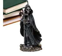 Devil Figurine - Halloween Skeleton | Devils Descent Statue | Halloween Cross Devil Descent Figurine | Sculpture Resin Crafts with Fine Skeleton Texture for Living Room, Work Area, Garden, Bedroo