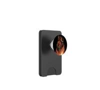 Devil Flames Fire Satan Aesthetic Gothic Goth Horned Demon PopSockets PopWallet for MagSafe