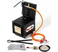 DEVIL-FORGE Gas Propane Forge DFPROF1+1D/2”, 1 Burner DFP (80.000 BTU), Gas Ball Valve, Air Choke, 1 Door, Knife Making, Blacksmith, Farrier, 2500°F / 1370°C Double Insulation 2”