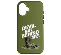 Devil Get Behind Me/Combat Boots Case for iPhone 16