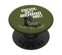 Devil Get Behind Me/Combat Boots PopSockets Adhesive PopGrip