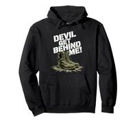 Devil Get Behind Me/Combat Boots Pullover Hoodie