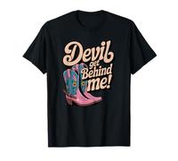 Devil Get Behind Me/Cowboy Boots T-Shirt
