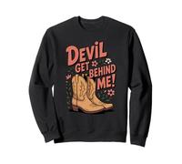 Devil Get Behind Me/Flowers and Cowboy Boots Sweatshirt