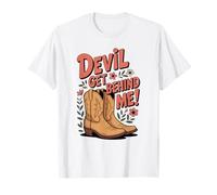 Devil Get Behind Me/Flowers and Cowboy Boots T-Shirt