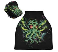 Devil Green Octopus Stretchy Baby Car Seat Cover,Canopy Nursing Covers,Soft Breathable Windproof Scarf Changepad for Winter Infant Breastfeeding Boys