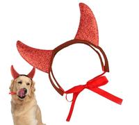 Devil Horns for Dogs, Devil Horns for Cats, Pet Halloween Cosplay Costume, Portable Devil Horns, Festive Headwear, Cute for Photography Props