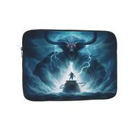 Devil in The Ocean Laptop Sleeve Case 10 Inch Suitable for Notebook Computer Tablet Traveling Carrying Simple Case