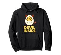 Devil Inside Funny Deviled Egg Pullover Hoodie