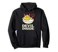 Devil Inside Funny Deviled Egg Pullover Hoodie