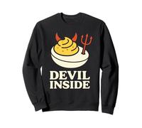 Devil Inside Funny Deviled Egg Sweatshirt