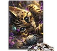Devil Kitten 2000 Piece Jigsaw Puzzles for Teenagers,Challenging Game And Family Play with Fully Interlocking Randomly Shaped Pieces (70X100cm)