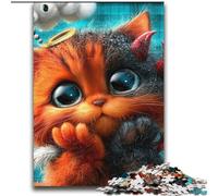 Devil Kitten 2000 Piece Jigsaw Puzzles for Teenagers Gifts, Classic Educational Games Beautiful Decoration (70x100cm)