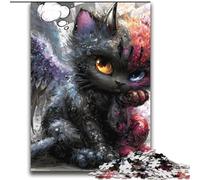 Devil Kitten 2000 Pieces Jigsaw Puzzles For Teens And Adults, Educational Games Home Decoration Birthday Present, Gifts, Wall Art (70x100cm)