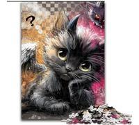 Devil Kitten JigsawPuzzle 1000 Pieces for Teenagers, Challenging Difficult Deal As Gifts for The Whole Family (26x38cm)