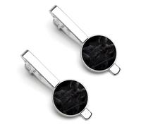 Devil Krampus Men's Tie Clips Necktie Bar Pinch Clip Set of 2 Formal Business Wedding Accessories
