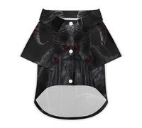 Devil Krampus Pet Shirt Dogs Cats Clothes Short Sleeve Breathable Puppy Costume