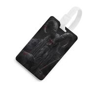 Devil Krampus Travel Luggage Tags for Suitcases Baggage Handbag Label