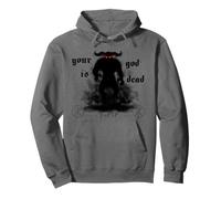 Devil Nine Satan Metalhead Inch Heresy TxRxP Lucifer Nails Pullover Hoodie