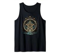 Devil Occult Satan Baphomet o Satanic colorful Pentagram Tank Top