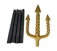 Devil Pitchforks Tridents for Demons Costume | Pitchforks, Gold Fork, Black Handle, Halloween Devil Costume, Kids Adult Devil Cosplay Accessories